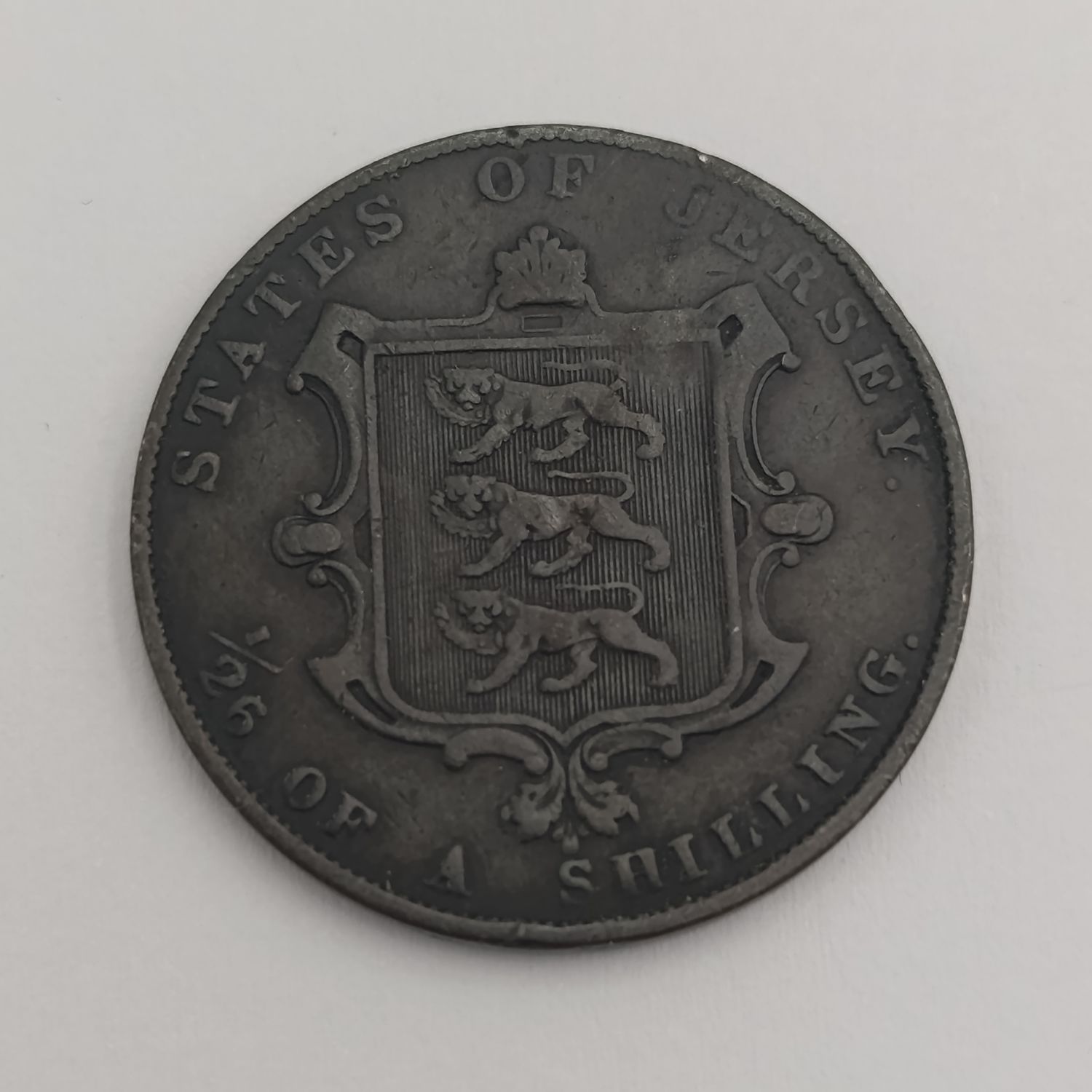 Jersey 1861 one /26 of a Shilling