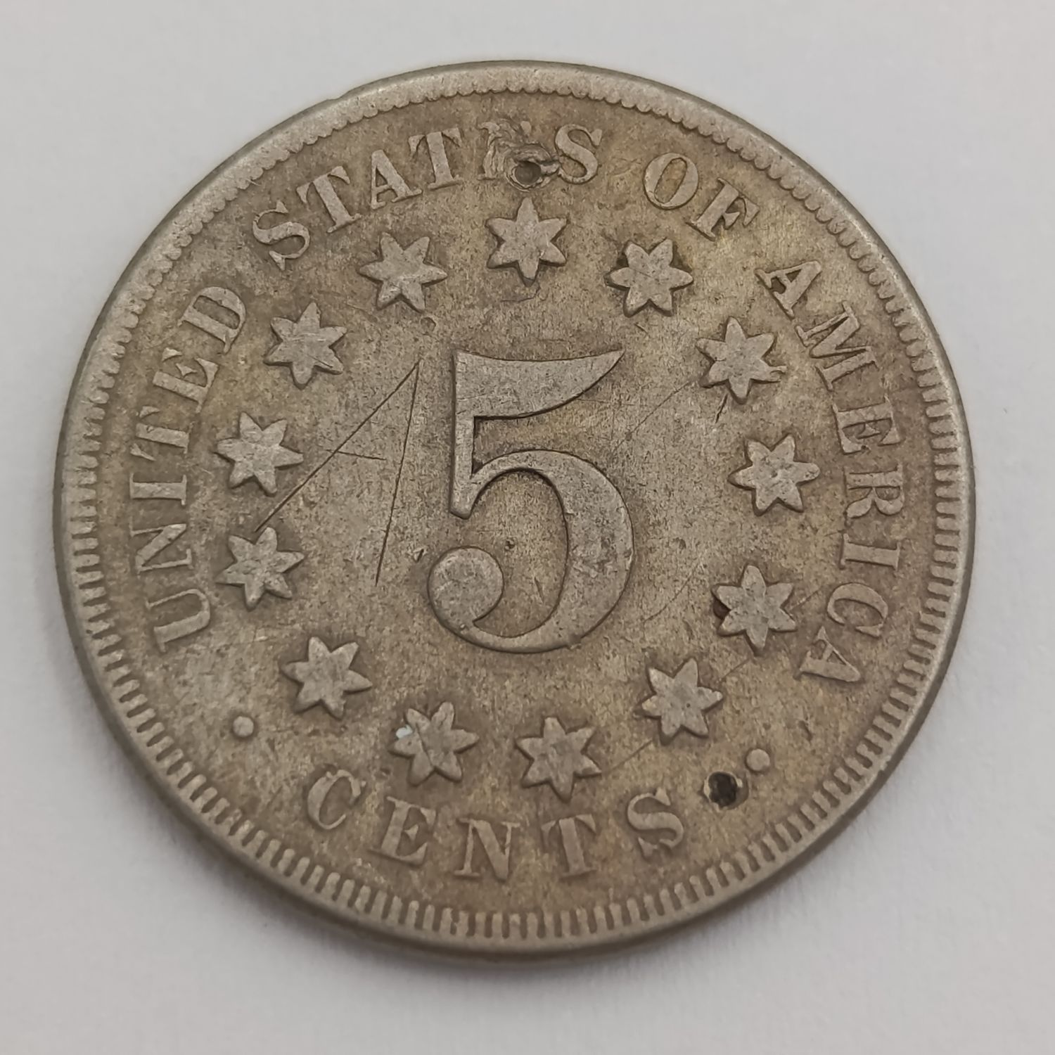 USA 1867 Five cent