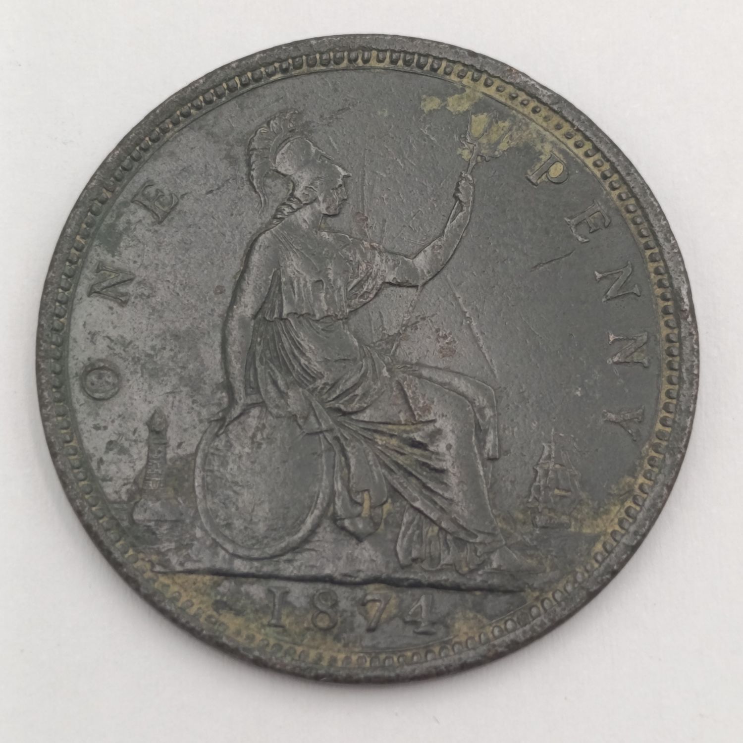 Great Britain 1881 H farthing