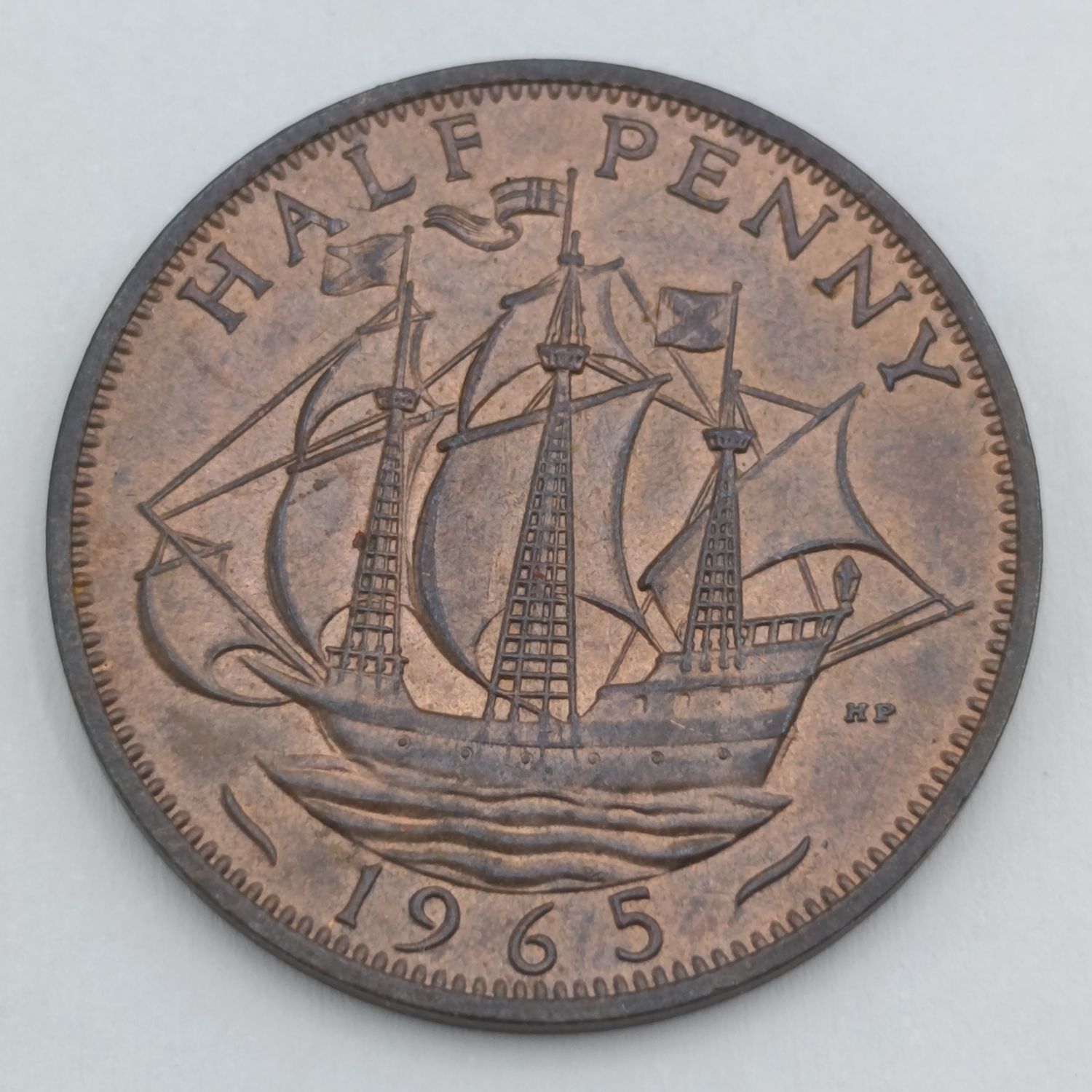 Great Britain 1965 half penny uncirculated