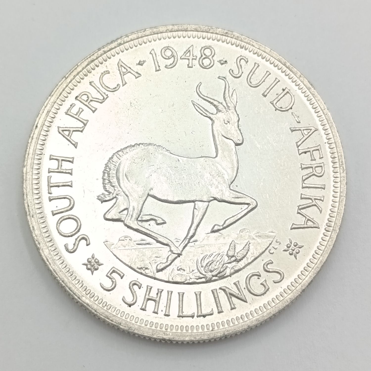 South Africa 1948 Proof Crown 5 Shilling