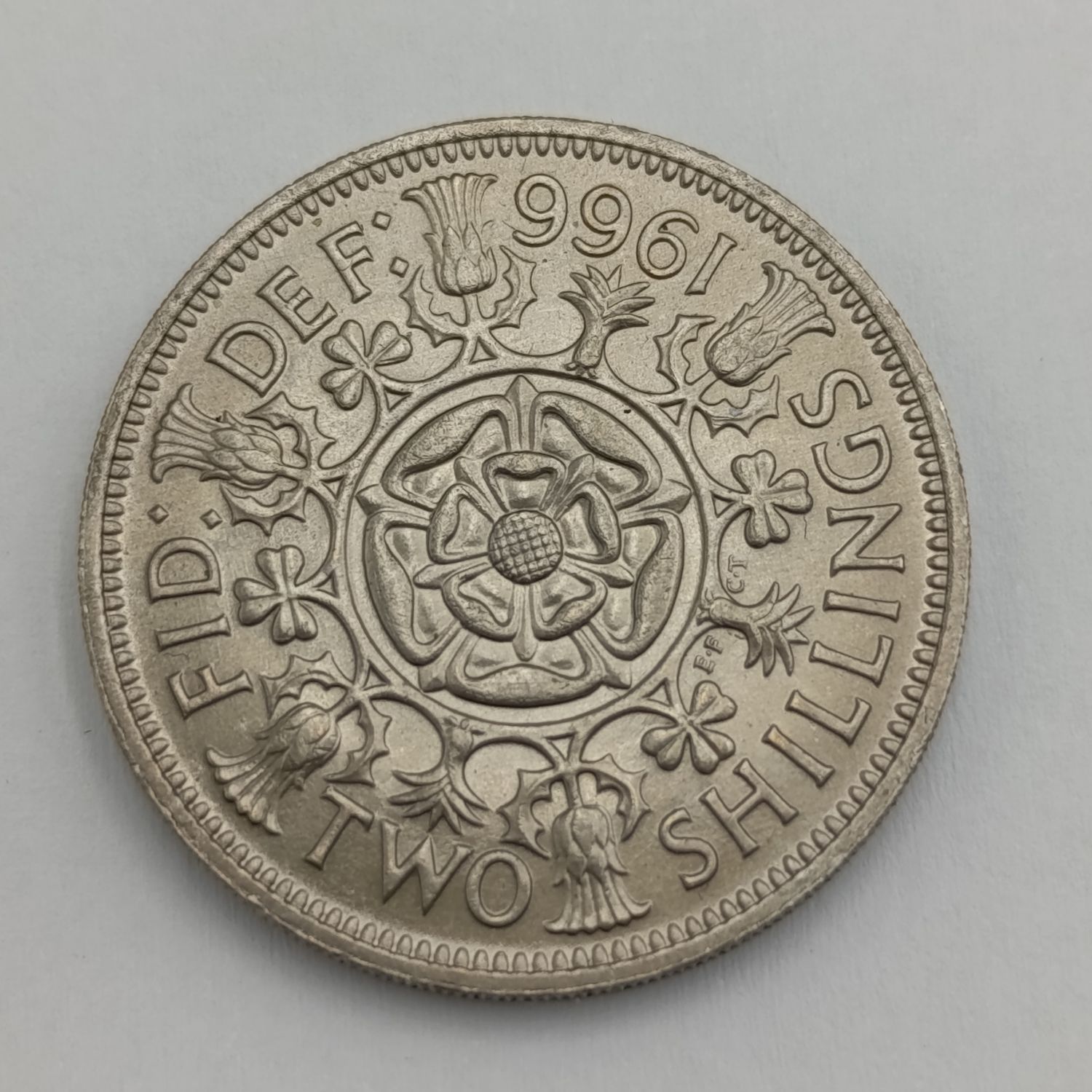 Great Britain 1961 Two Shilling uncirculated