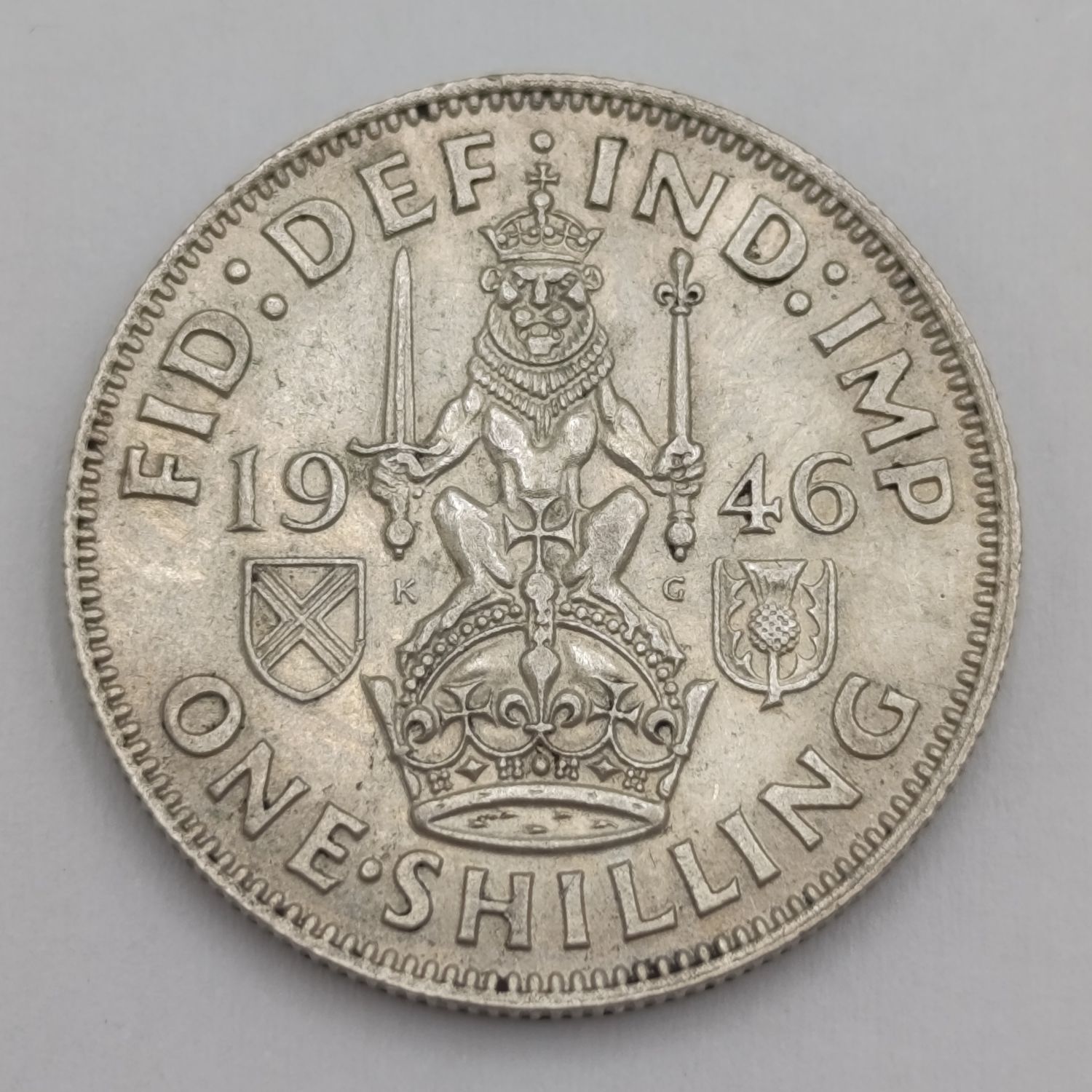 Great Britain 1946 Shilling AU+