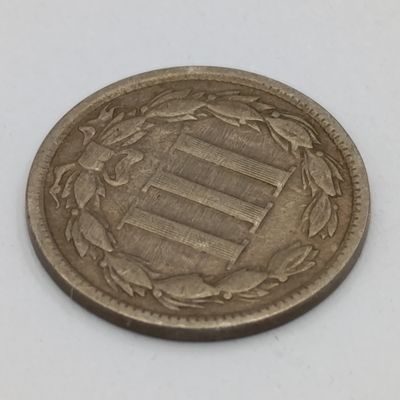 USA 1865 Nickel three cents