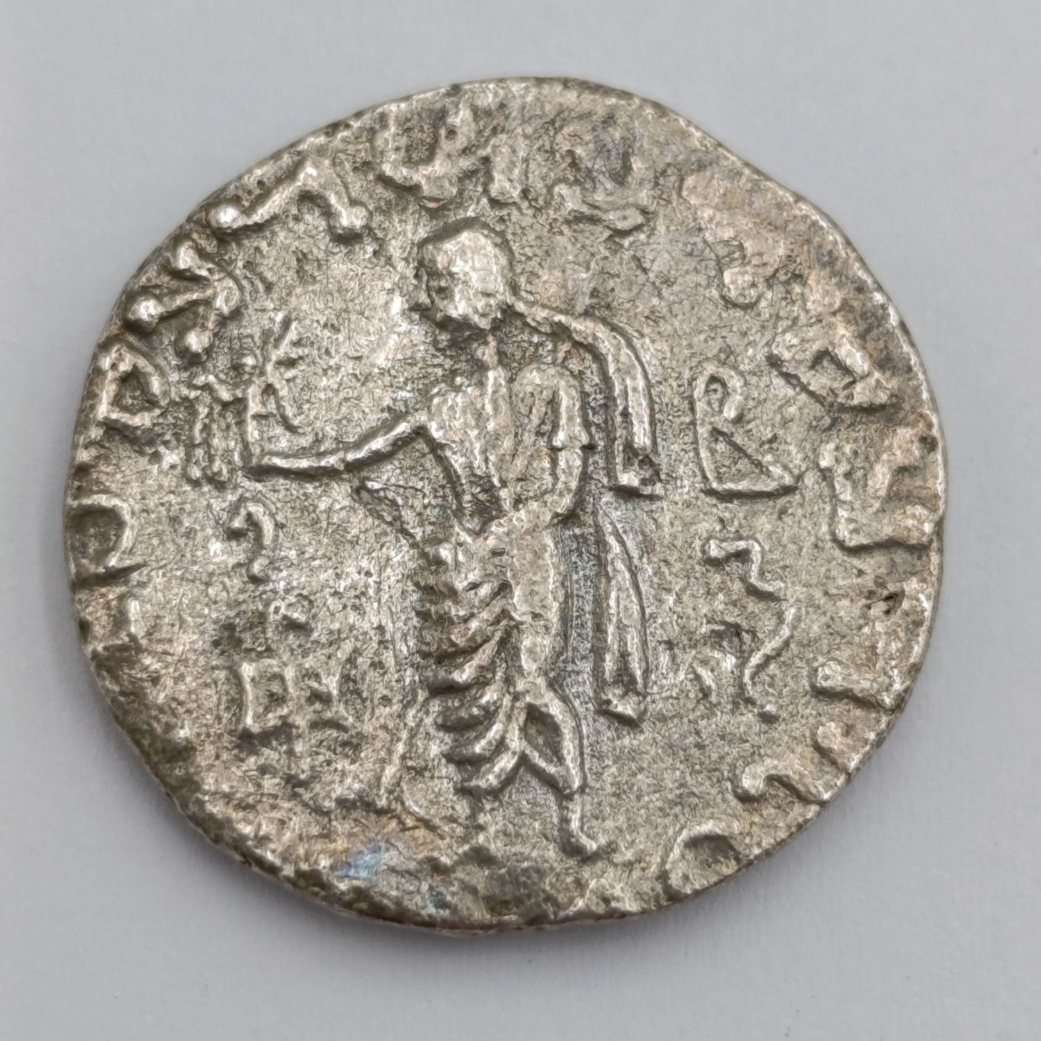 AZES 11 Indo-Scythian King, Silver tetradrachm in beautiful condition +- 35-12 BC (Greek king) reigning in current Pakistan)