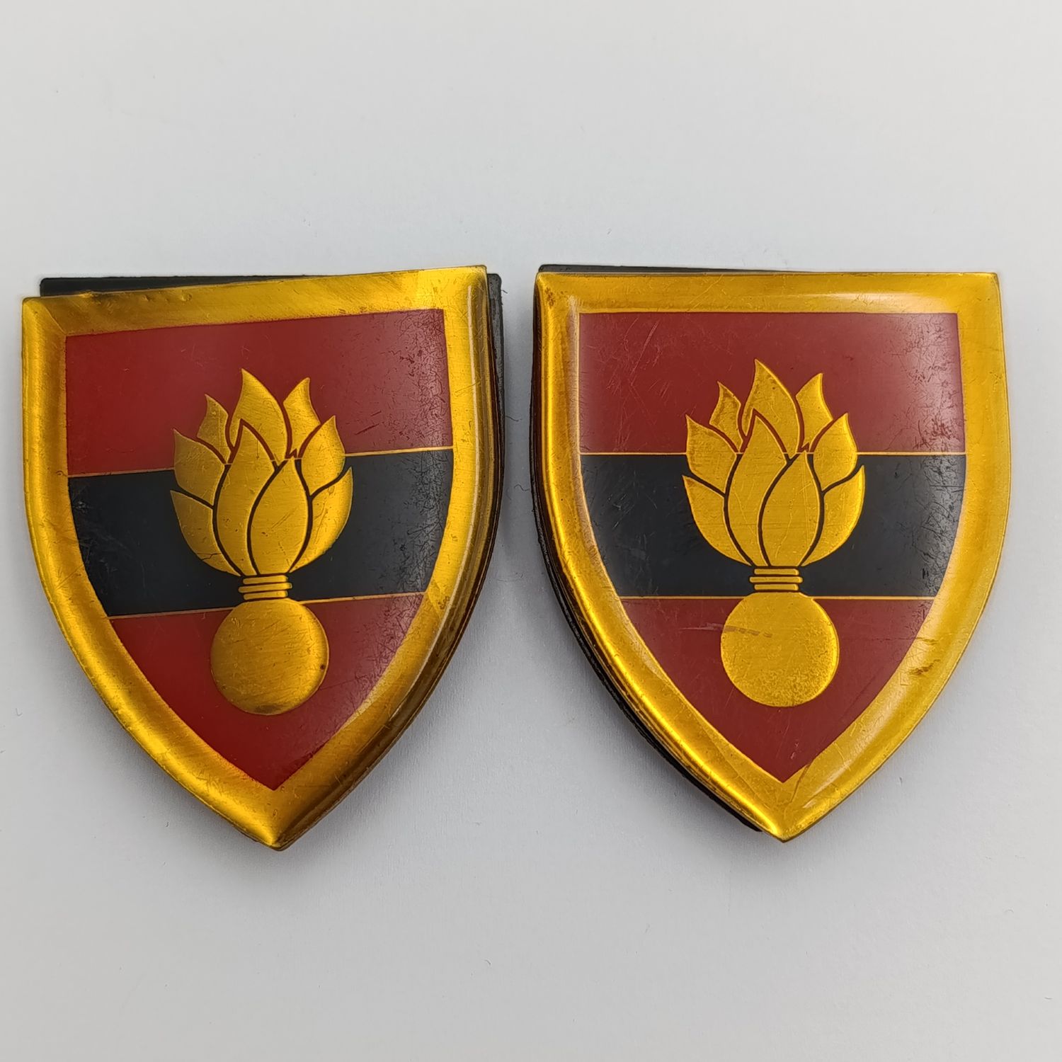 Set of SADF school of Engineers shoulder flashes