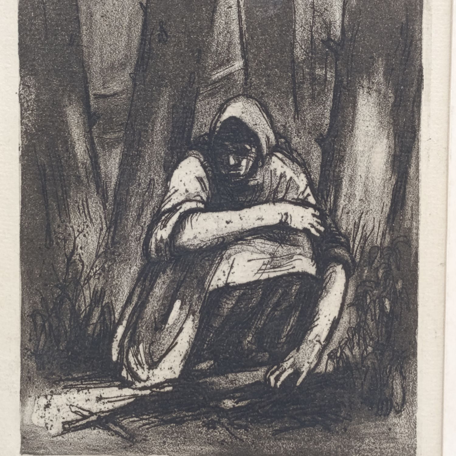 Beautiful Etching of Knut Hamsum&#39;s Growth of the Soil by unknown artist