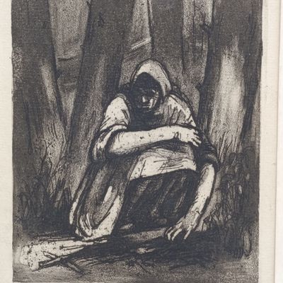 Beautiful Etching of Knut Hamsum&#39;s Growth of the Soil by unknown artist
