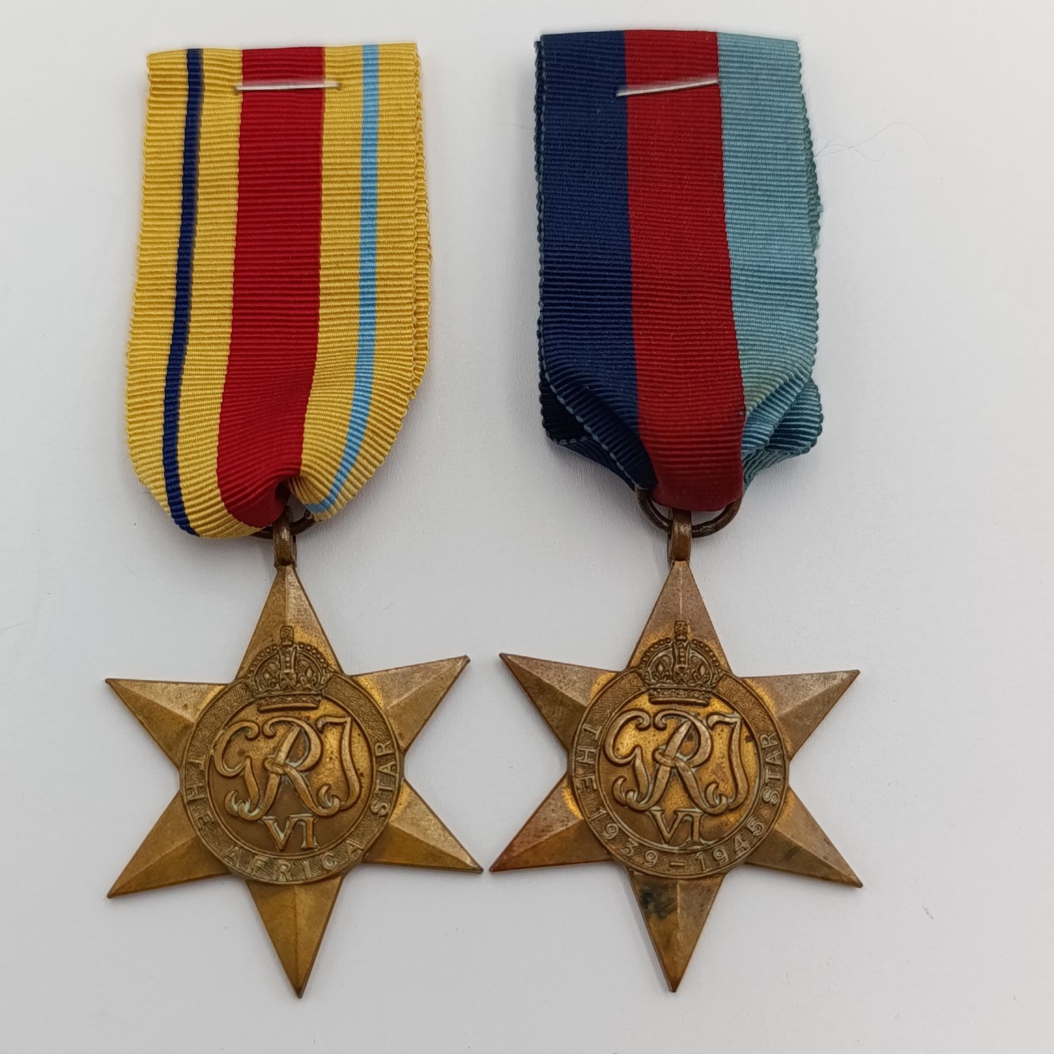 Pair of WW2 Medal Stars issued to M20360 W Fillies