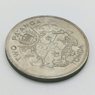 1967 Tonga 2 Pa'anga coin King Tupou IV - low mintage