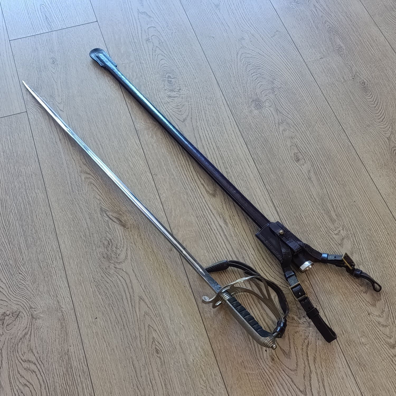 SA Defence Force ceremonial sword with sheath #4523