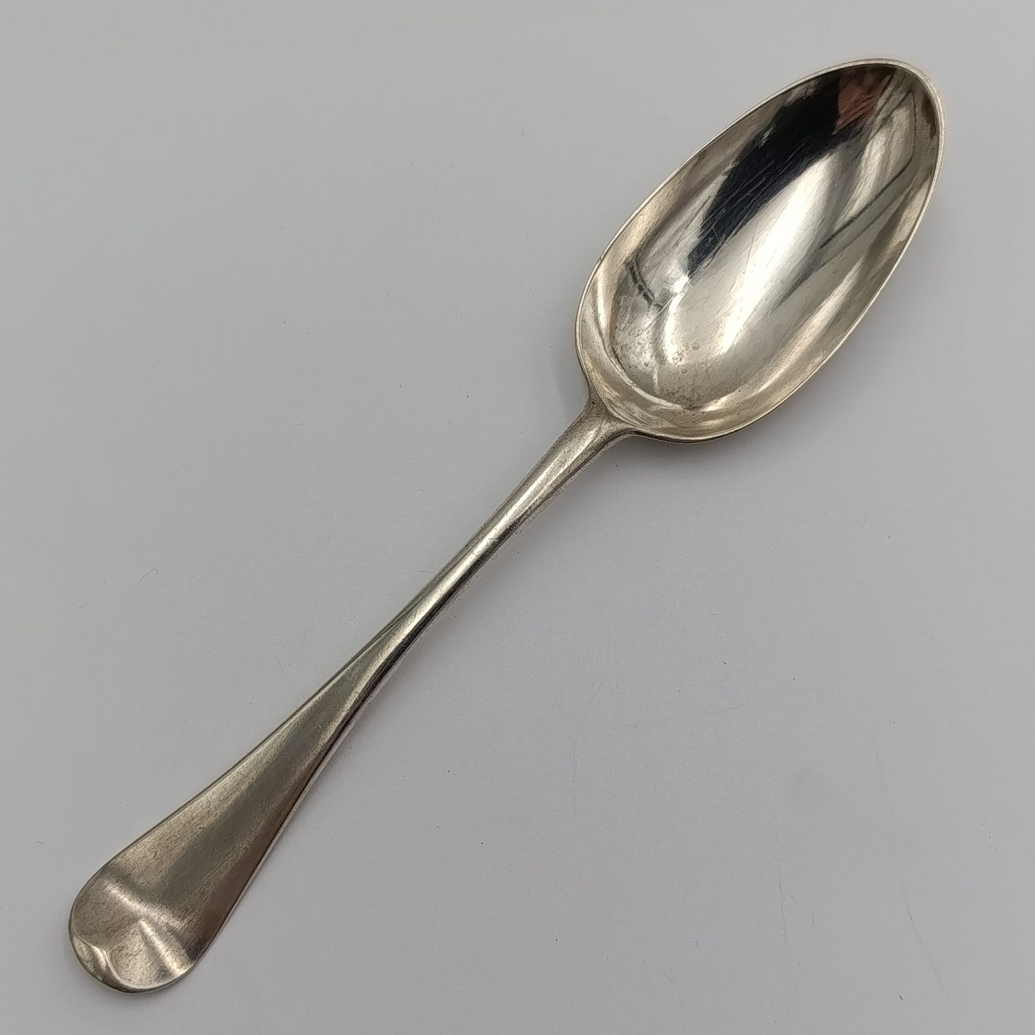 Antique 1788 London hallmarked silver spoon by James Jones - weighs 66g