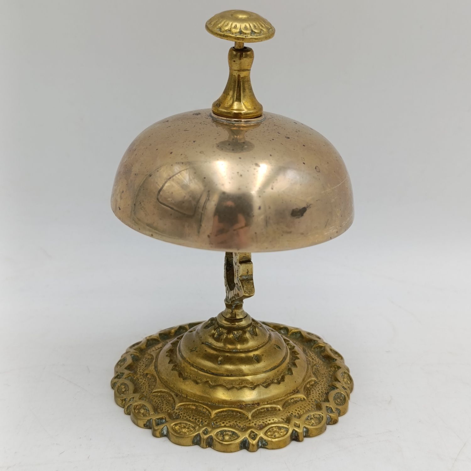 Vintage brass reception bell