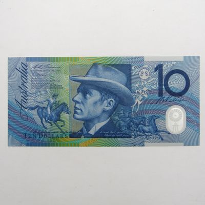 Australia 10 dollars Fraser Evans uncirculated (UNC) - Blue Shading - AG series