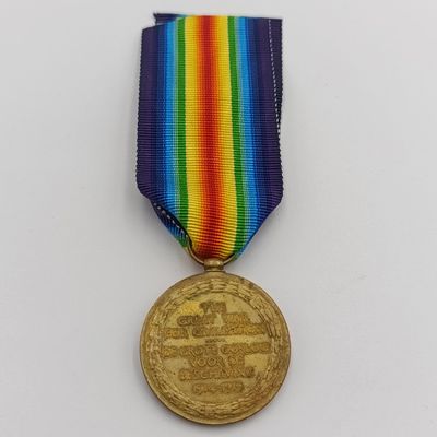 WW1 Victory medal issued to Pte. FJ Gerber, 7th SA Infantry
