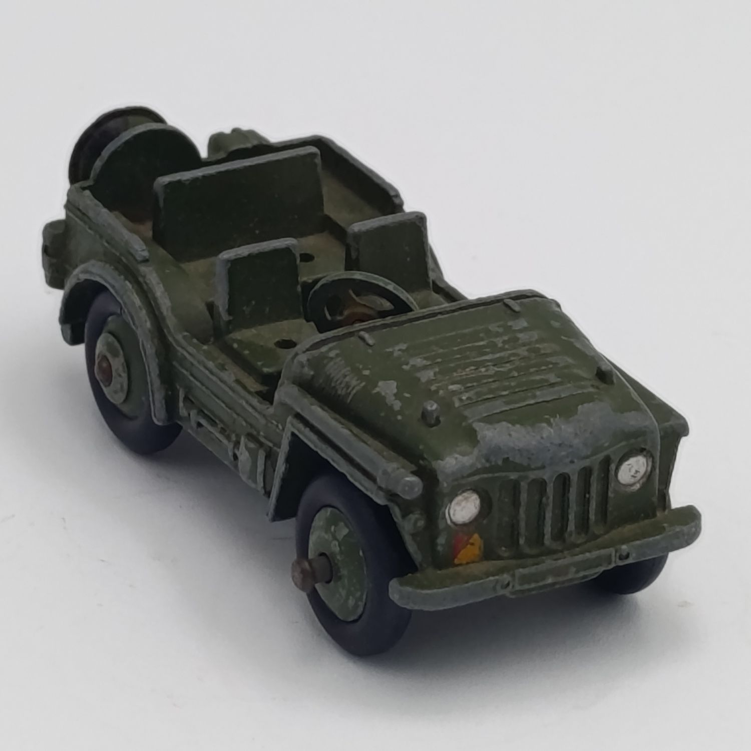 Meccano Dinky Toys #674 Austin Champ military Jeep - steering wheel repaired