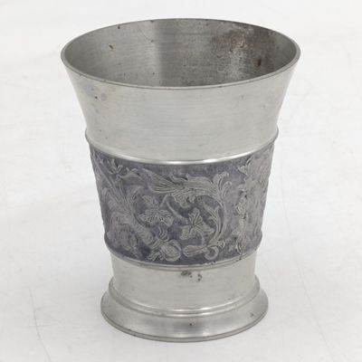 Vintage B.M.F Rein-Zinn German pewter shot glass