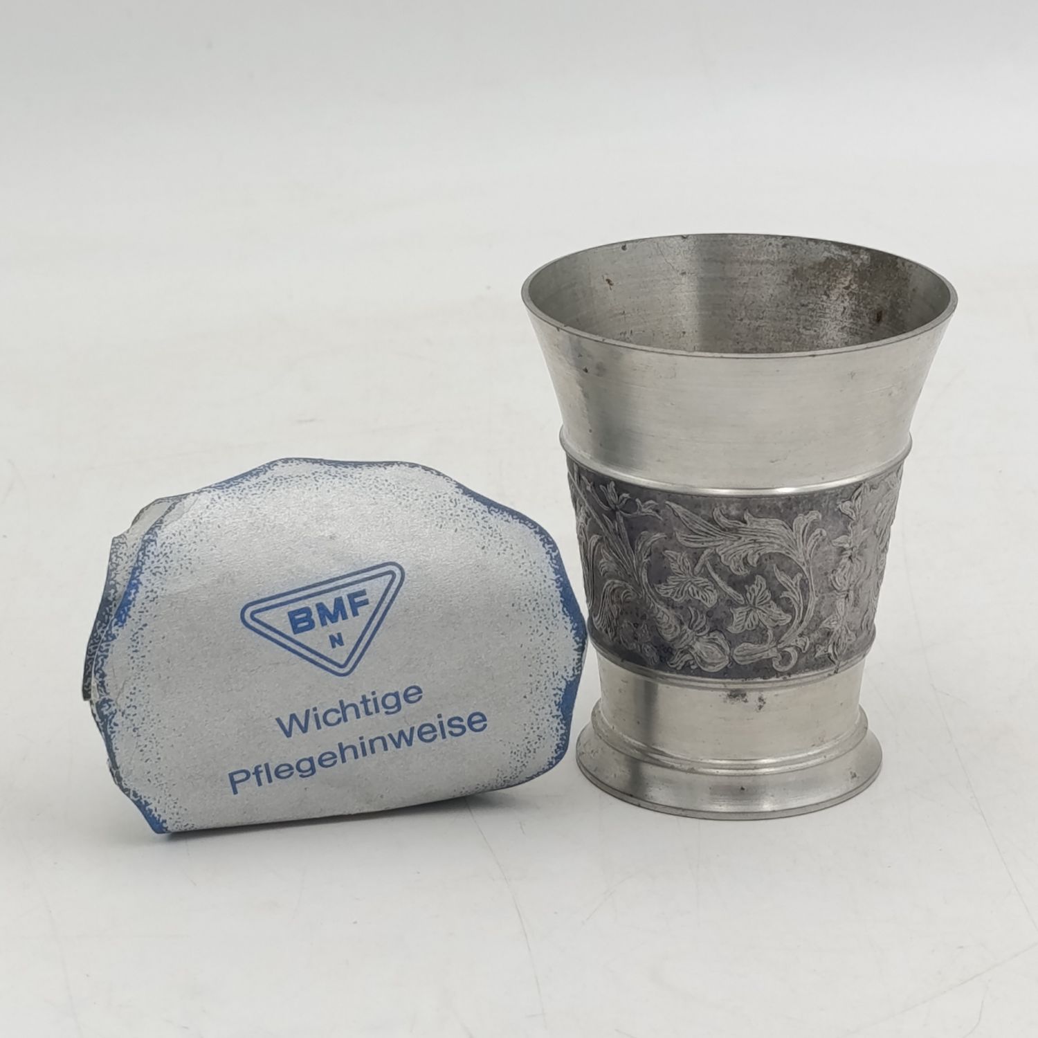 Vintage B.M.F Rein-Zinn German pewter shot glass