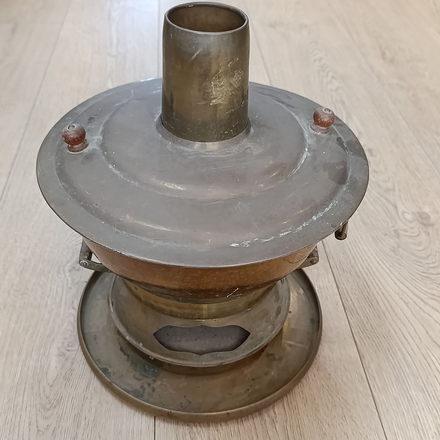 Vintage brass Eastern hot pot