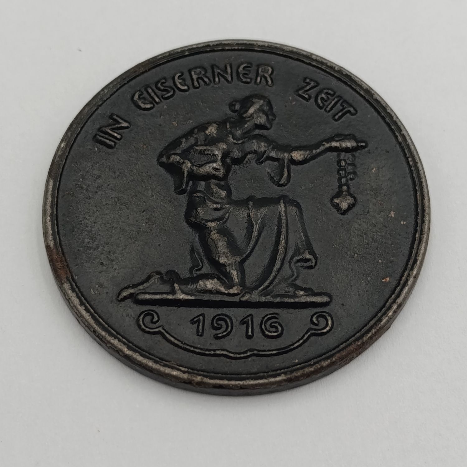 WW1 funding German medallion &quot;I gave gold for defence and took iron for honor&quot; rarely seen