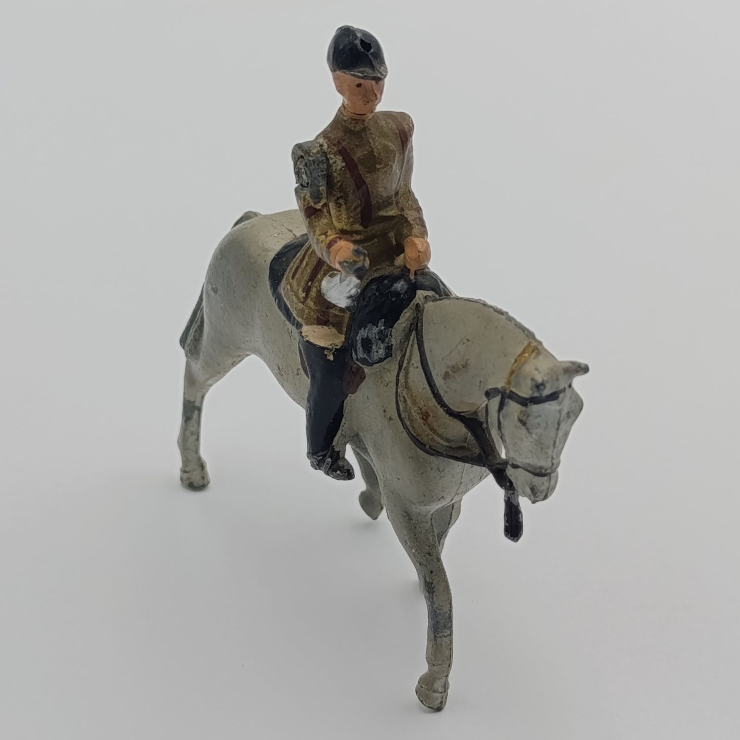 Britains Ltd Band of the Household Life Guards trumpeter on horse load soldier