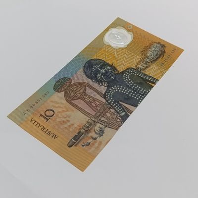 Australia 10 dollars banknote first polymer uncirculated