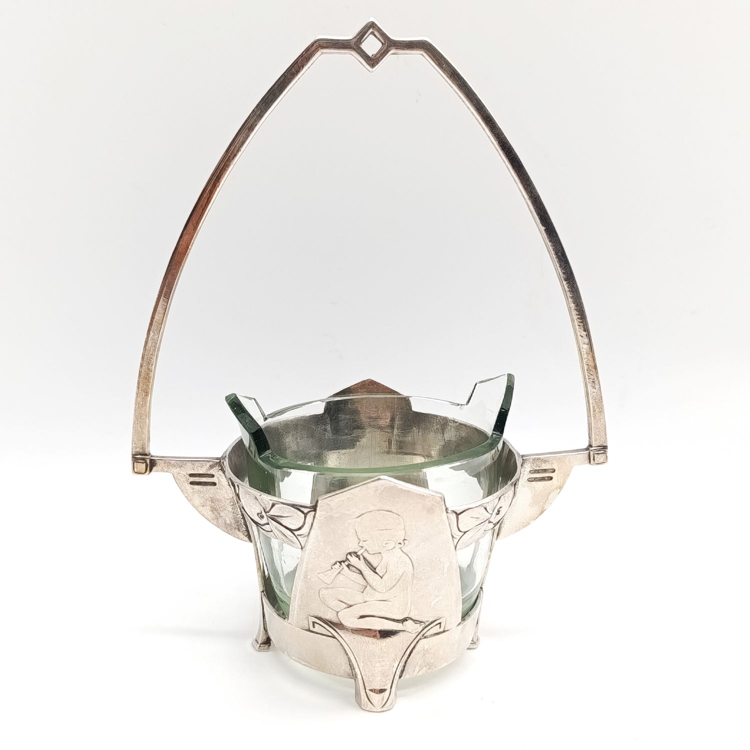 Silver plated WMF - hallmarked art Deco sweets basket