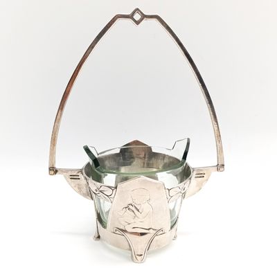 Silver plated WMF - hallmarked art Deco sweets basket