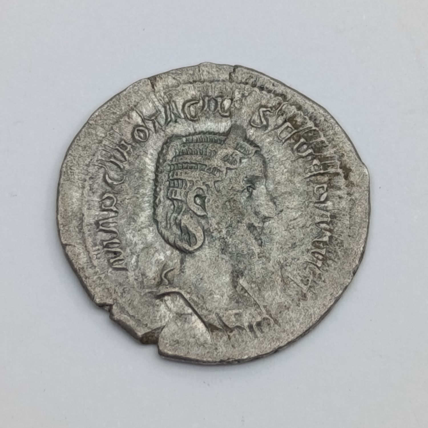 Ancient Imperial Roman Octalia Severa (wife of emperor Philip the Arab) Antoninian silver coin 244-249 AD
