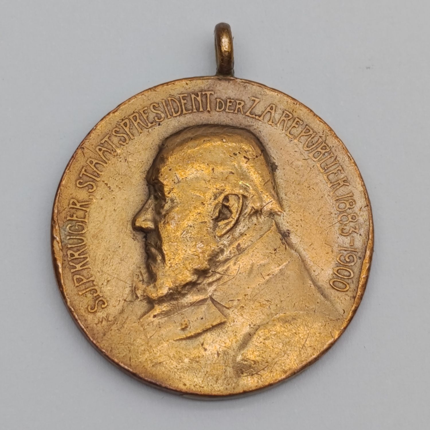 Paarl Kruger Volksstem medallion 1904