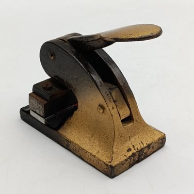 Antique embossing tool for &quot;W. Breytenbach &amp; Co. Cape Town&quot;