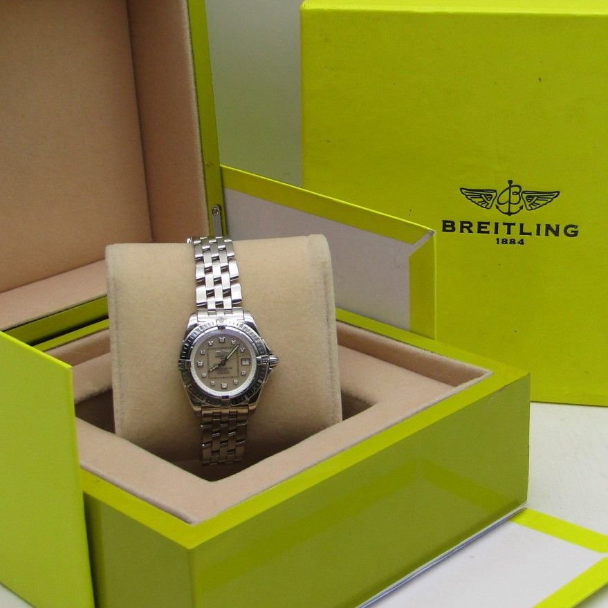 ORIGINAL Breitling Cockpit A71356 ladies watch with box, working - Recently serviced for over R13000