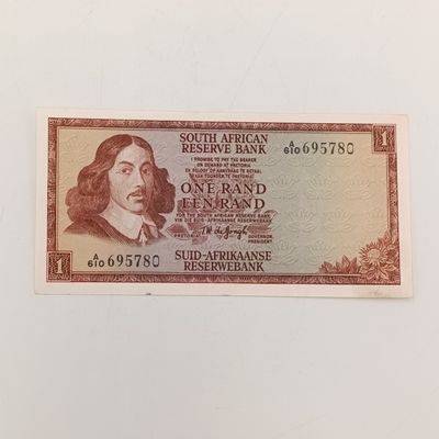 Lot of 6 TW de Jongh First Issue R1 banknotes
