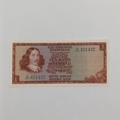 Lot of 10 TW de Jongh 3rd issue R1 notes uncirculated with consecutive numbers