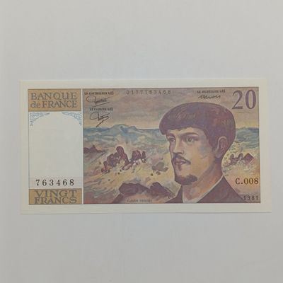 France 20 Francs banknote 1981 uncirculated