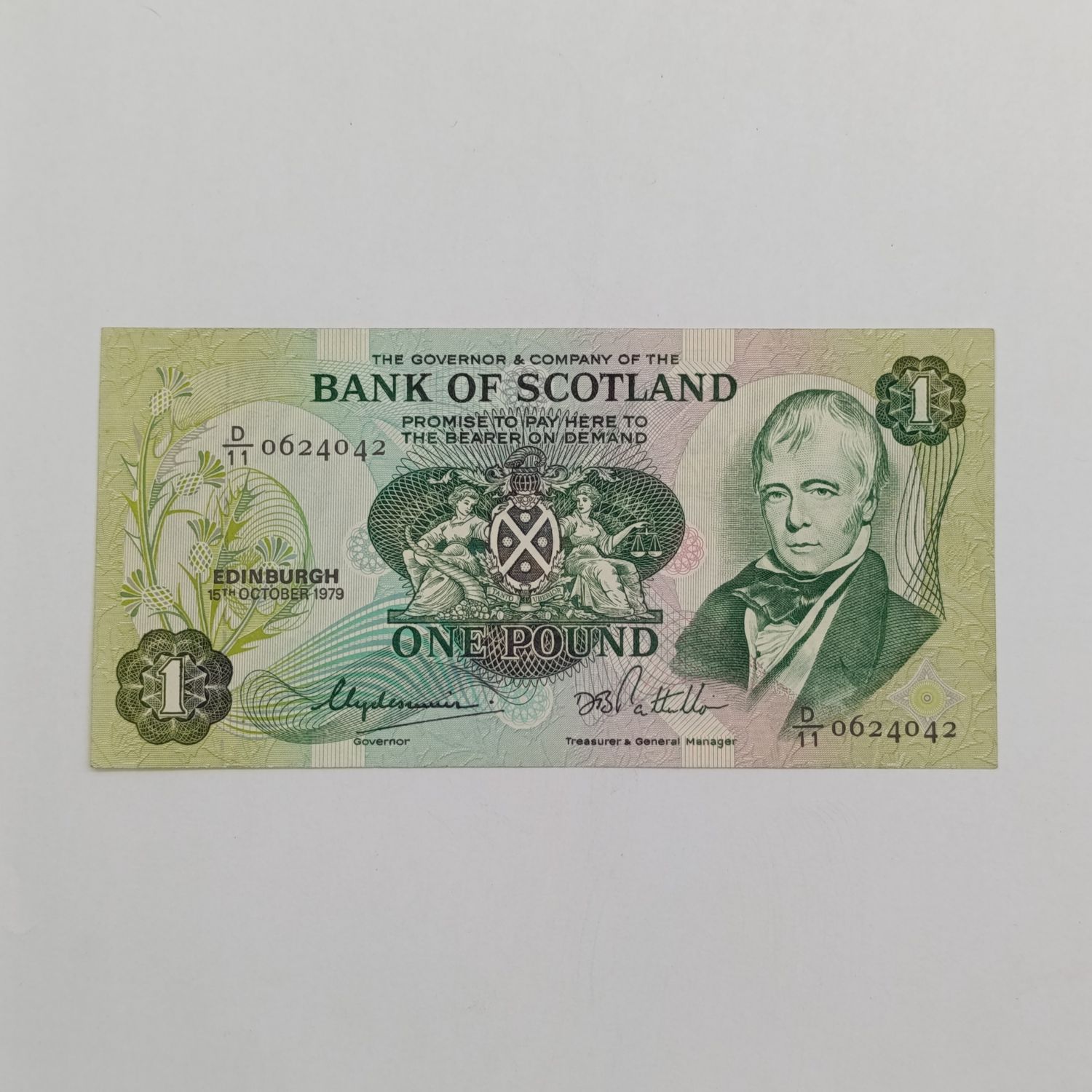 Scotland One pound 1979 Bank of Scotland uncirculated
