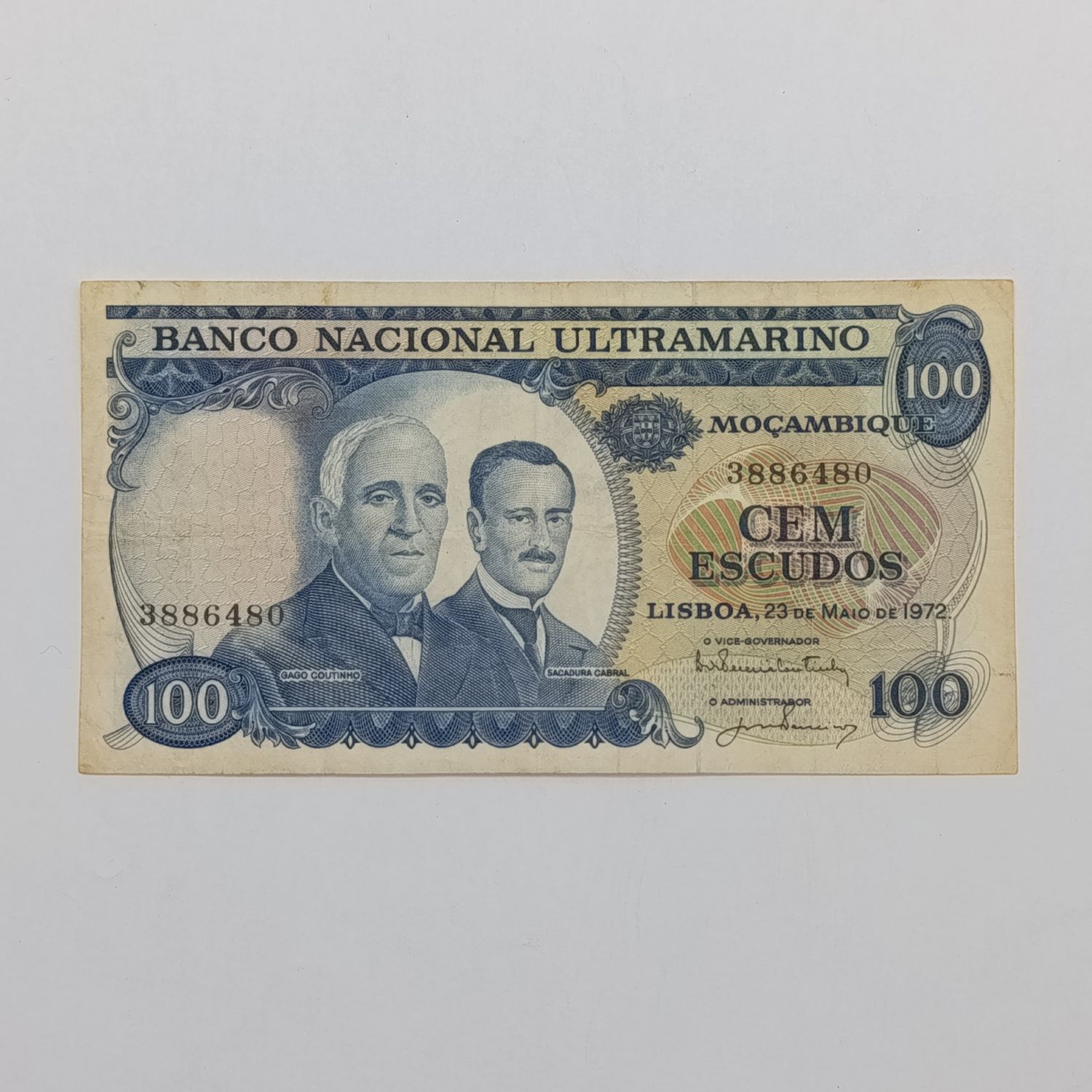 Mozambique 100 Escados 1972 VF