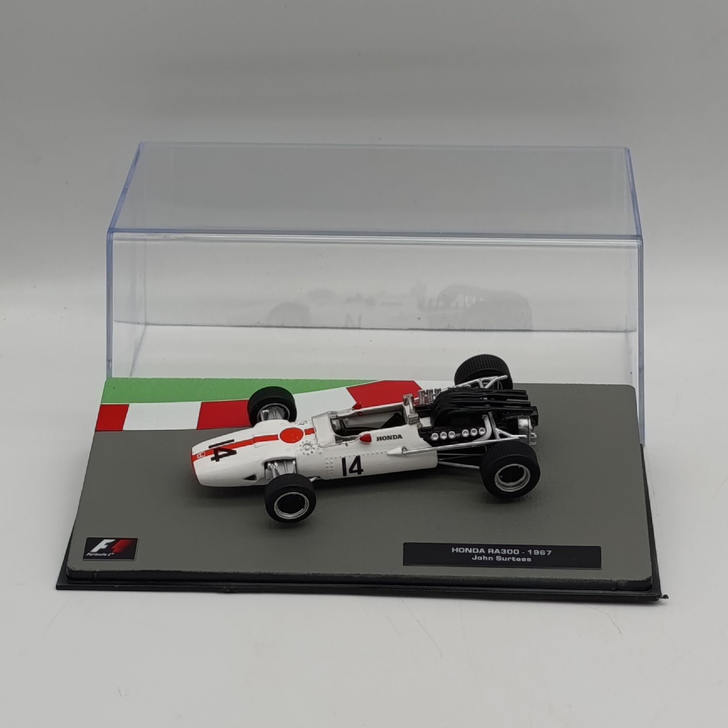 Formula 1 Honda RA300 die-cast racing model car - #14 John Surtees