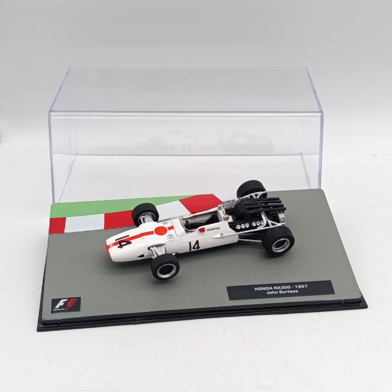 Formula 1 Honda RA300 die-cast racing model car - #14 John Surtees