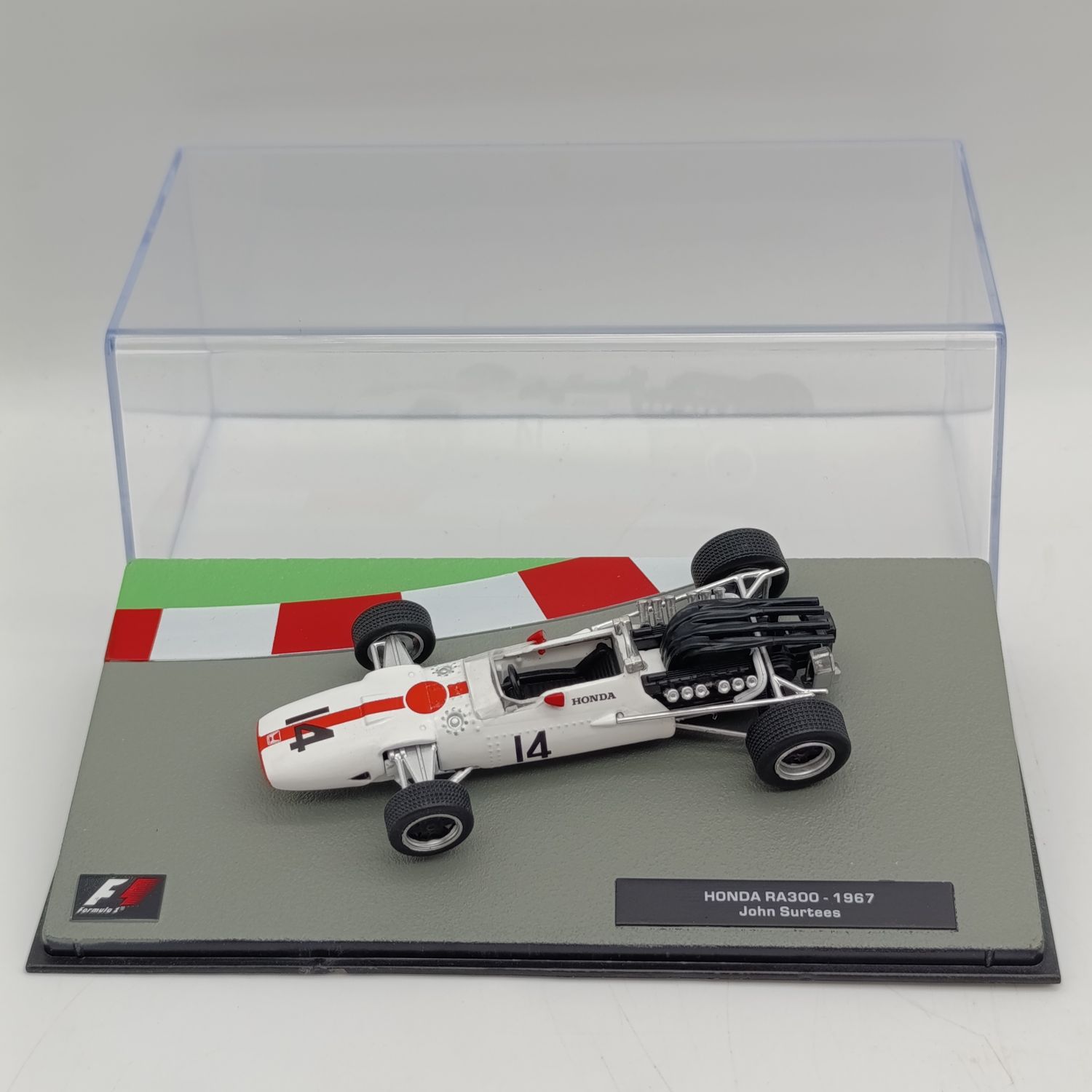 Formula 1 Honda RA300 die-cast racing model car - #14 John Surtees