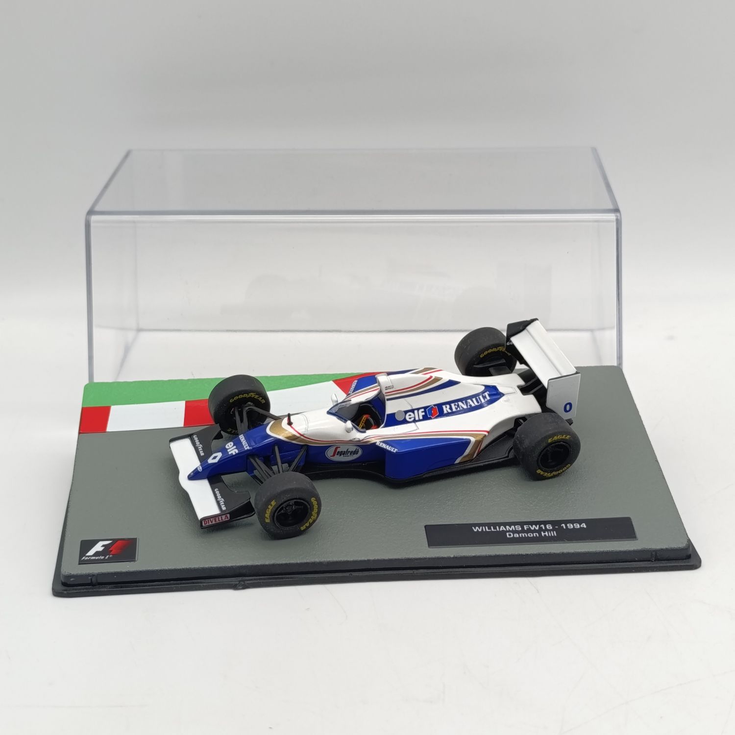Formula 1 Williams FW16 die-cast racing model car - 0# Damon Hill