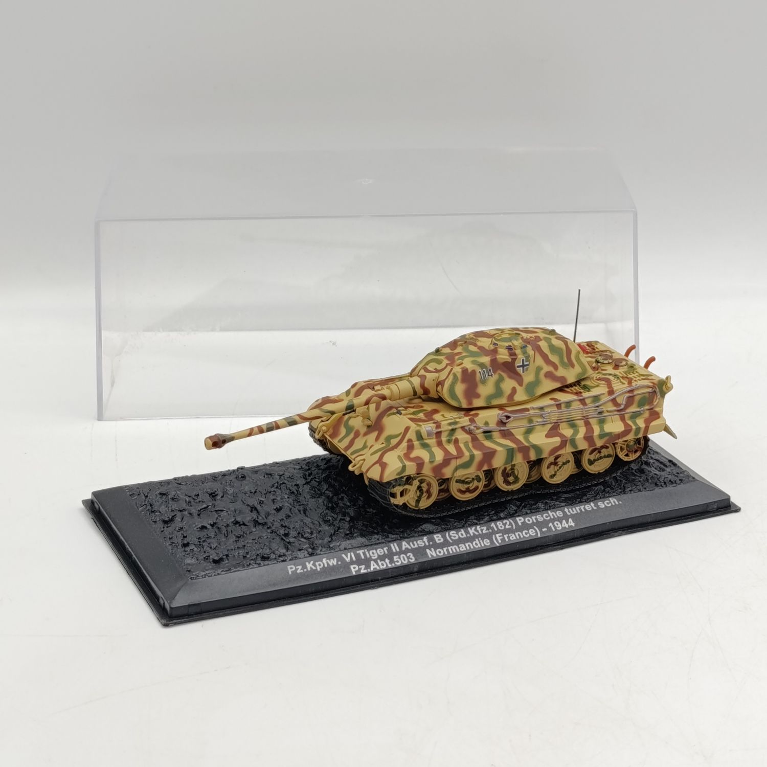 German Panzer kampfwager VI Tiger II die-cast combat tank