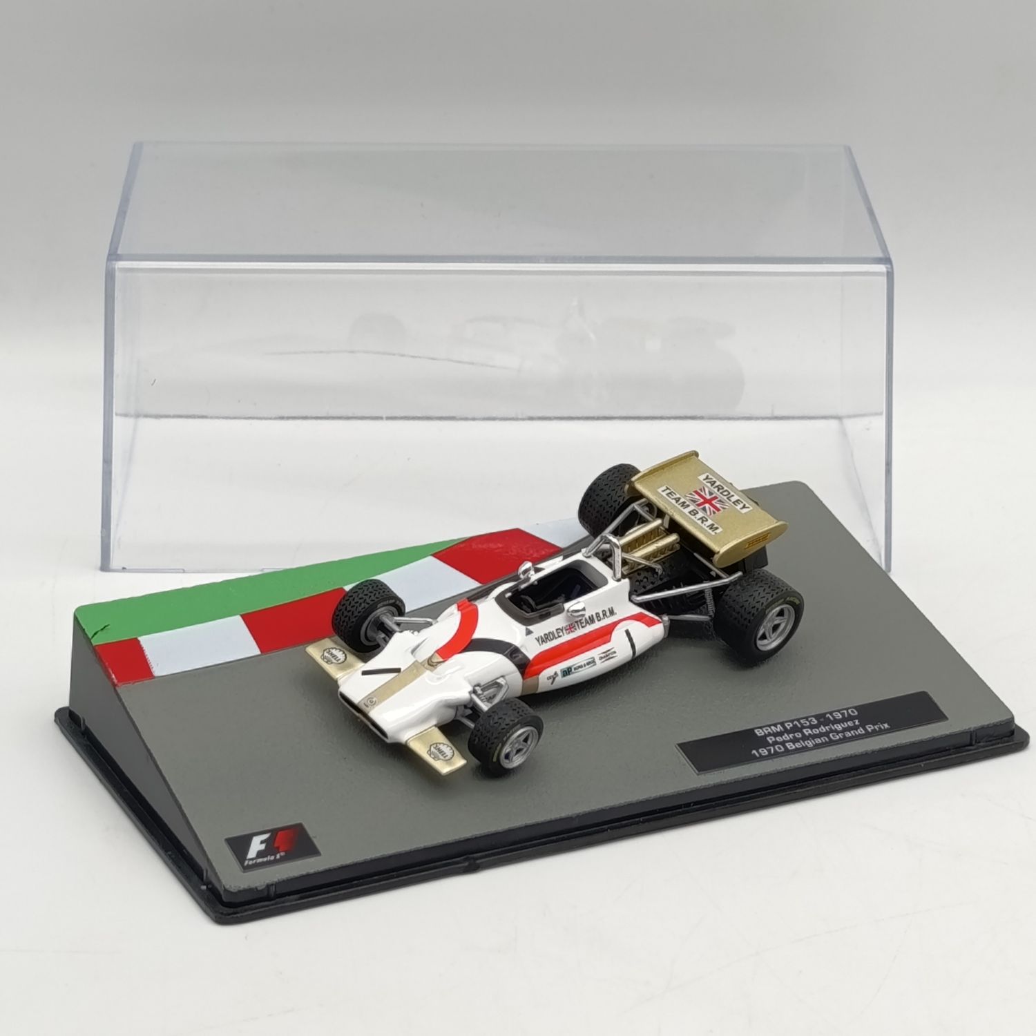 Formula 1 BRM P153 die-cast racing model car - #1 Pedro Rodriguez