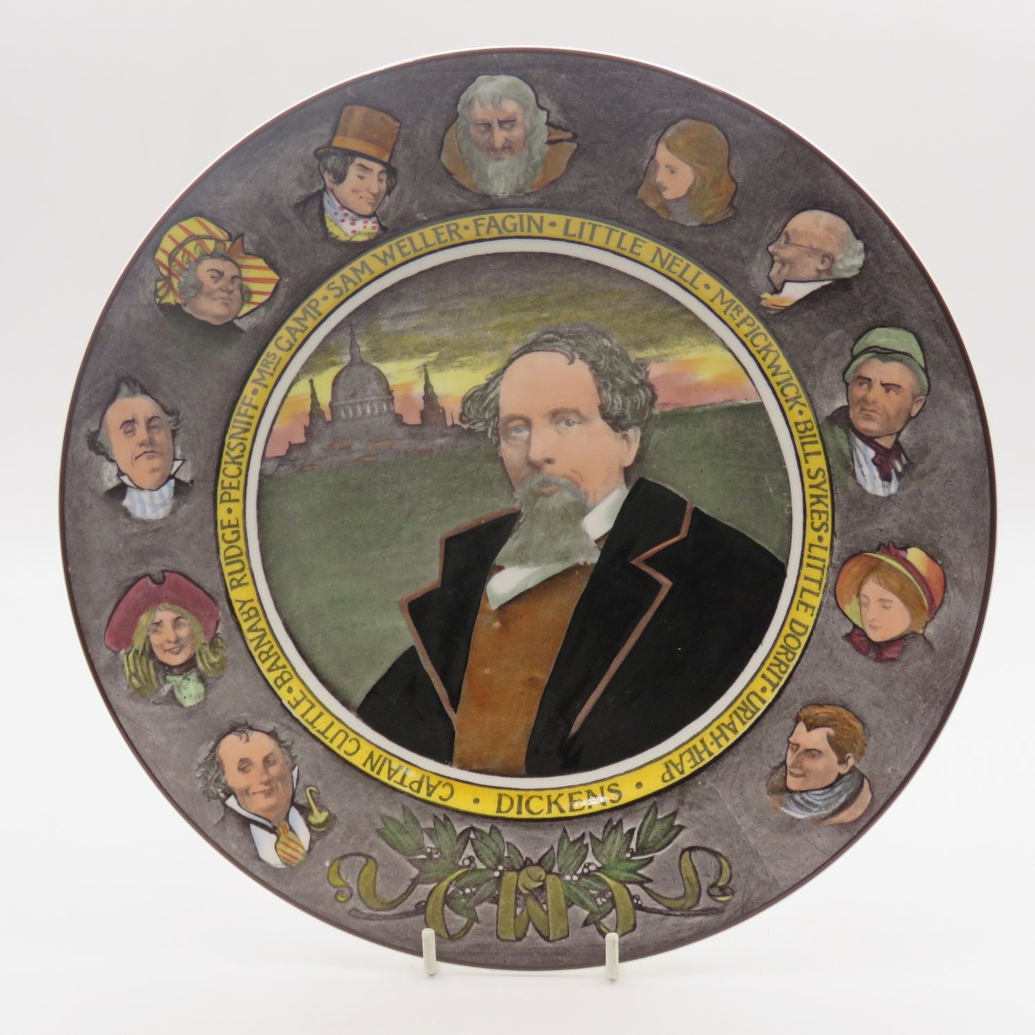 Royal Doulton Charles Dickens &quot;Dombey and Son&quot; novel character plate