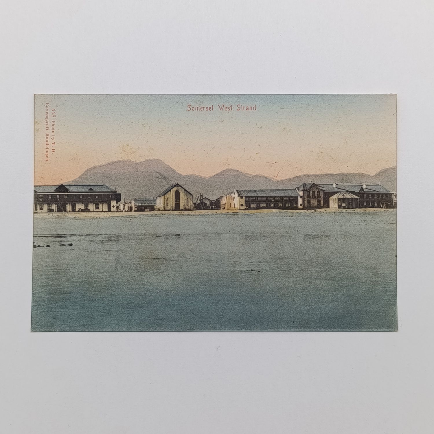 Postcard unused Somerset West Strand early 1900&#39;s