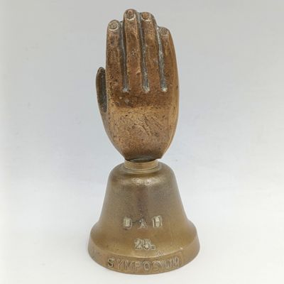 Vintage DAH Hamburg Symposium 1984 Copper hand bell