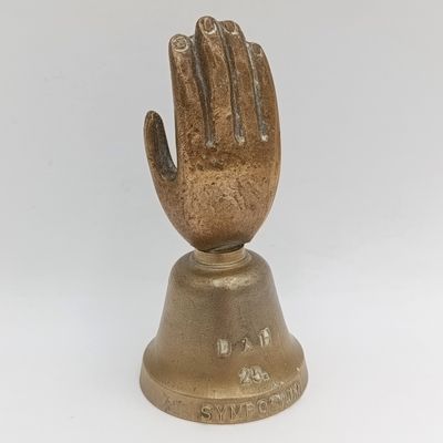 Vintage DAH Hamburg Symposium 1984 Copper hand bell