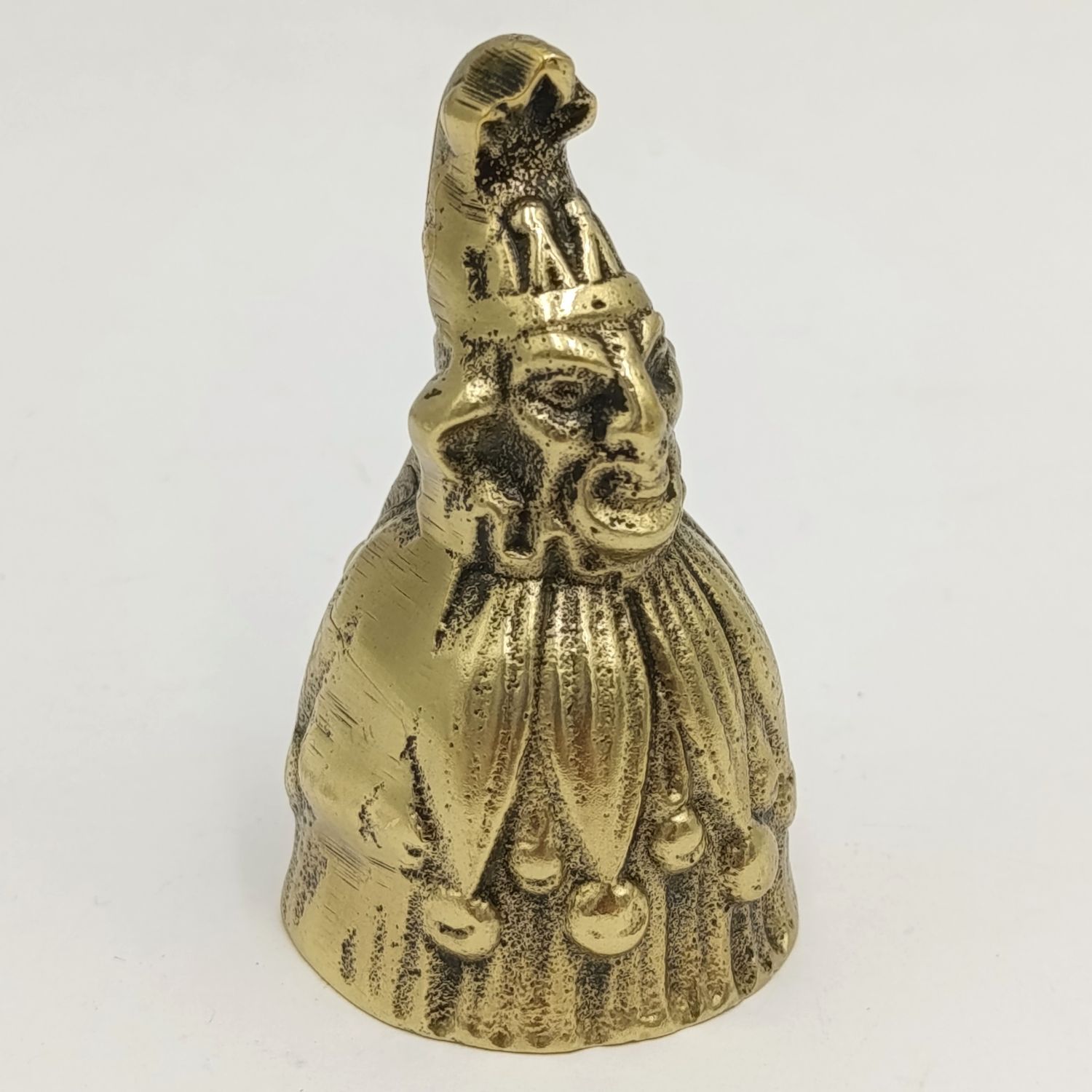 Vintage brass Court Jester Bell