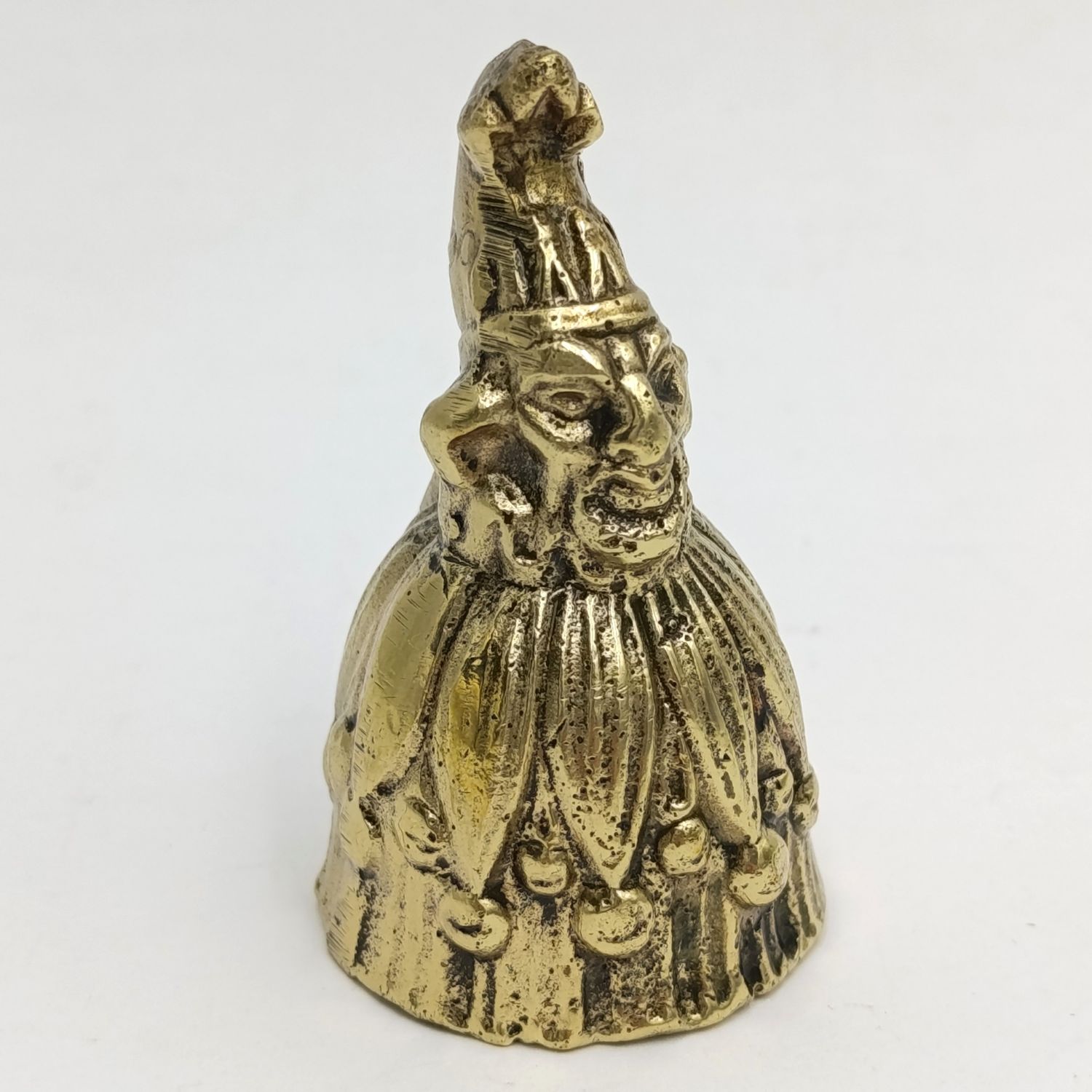 Vintage Brass Court Jester Bell