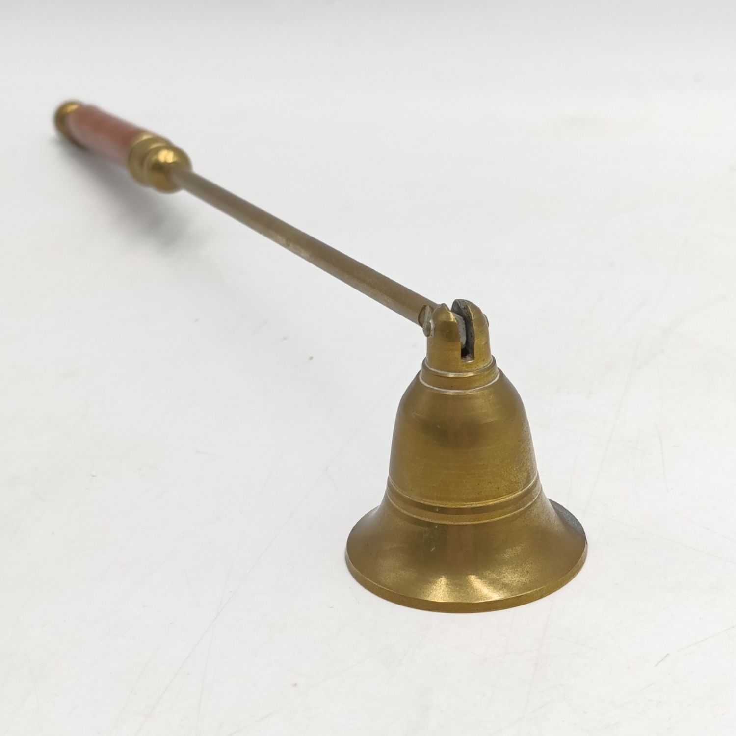 Vintage brass candle snuffer